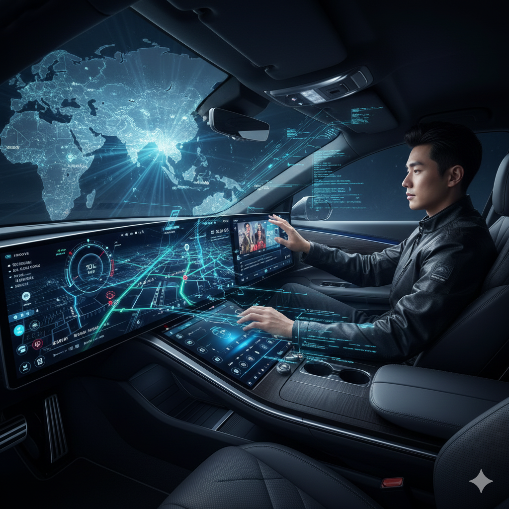 Tren Connected Car (Mobil Terhubung) dan Layanan Berbasis Data di Asia.